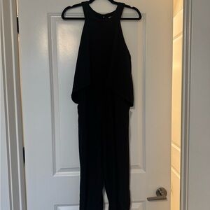 Bar III Black Sleeveless Jumpsuit